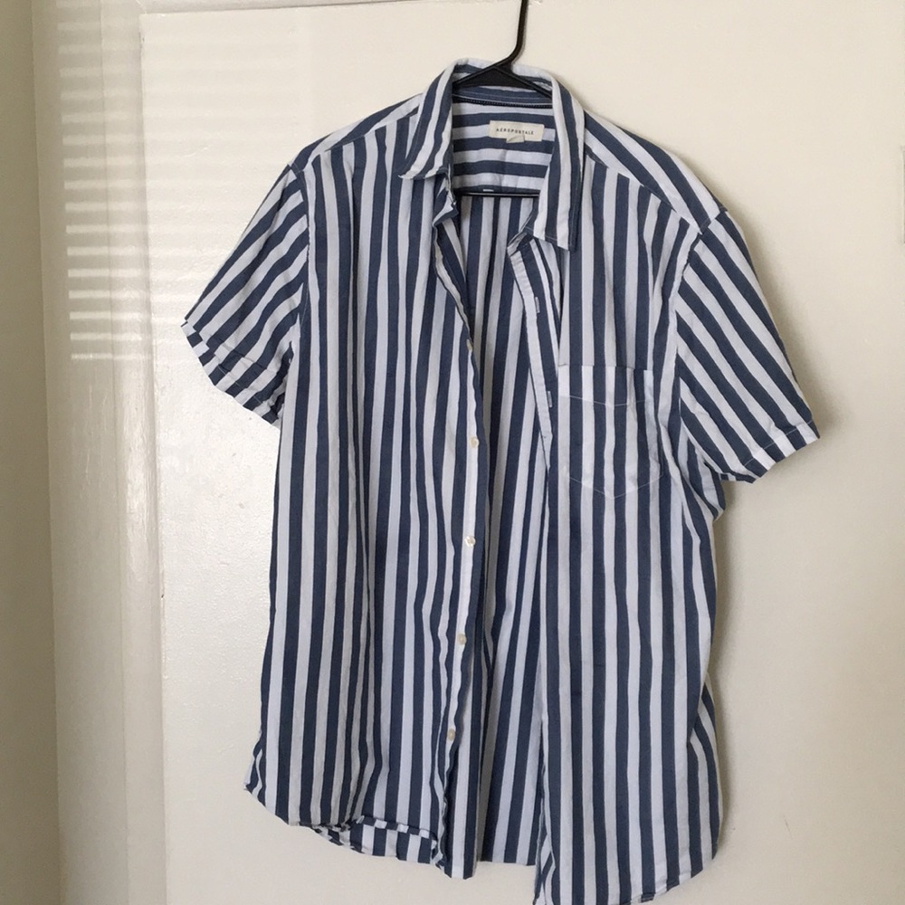 Aeropostole Short Sleeve Button Up